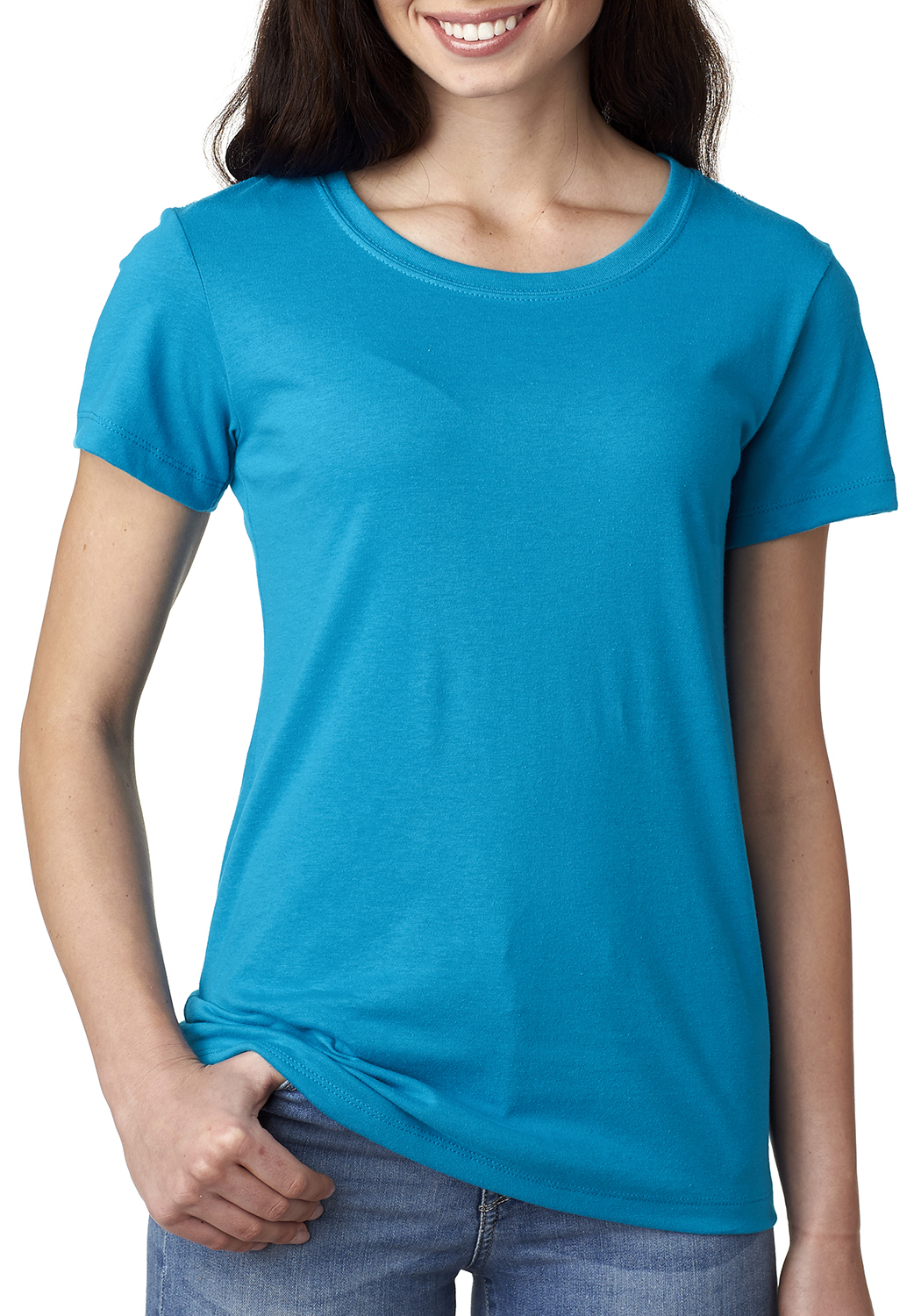 Next Level - Ladies' Ideal T-shirt-Kelly green-XS